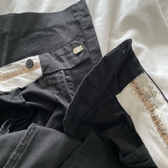 See By Chloe Casual Black Dress Pants - Picture 9 of 13